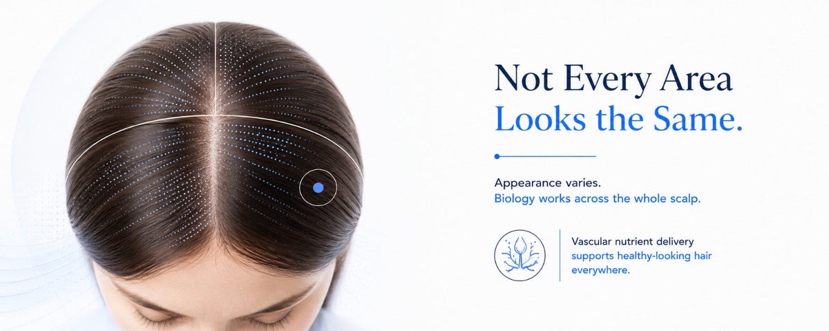Why Hair Density May Look Different Across Different Areas of the Scalp