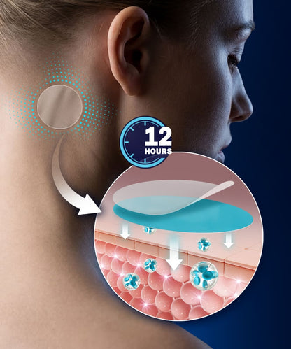 Trichopatch works to release a steady dose of bioactives over a period of 8 to 12 hours. 